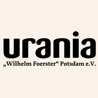 Das Logo der Urania Potsdam. Private Architekturführung von Mann mit Hut Touren